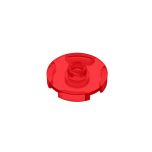 Plate Special Round 2 x 2 with Center Stud (Jumper Plate) #18674 Trans-Red