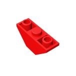 Slope Inverted 45 3 x 1 Double with 2 Blocked Open Studs #18759  Red Gobricks