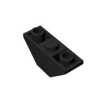 Slope Inverted 45 3 x 1 Double with 2 Blocked Open Studs #18759 Black