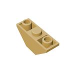 Slope Inverted 45 3 x 1 Double with 2 Blocked Open Studs #18759 Tan