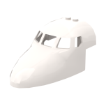 Aircraft Fuselage Curved Forward 6 x 10 Top with 5 Window Panes #18907