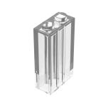 Brick 1 x 2 x 3 #22886 Trans-Clear