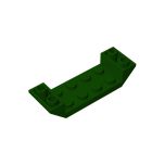 Slope Inverted 45 6 x 2 Double with 2 x 4 Cutout #22889 Dark Green