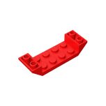 Slope Inverted 45 6 x 2 Double with 2 x 4 Cutout #22889 Red