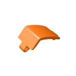 Technic Panel Curved and Bent 6 x 3 #24116  Orange Gobricks