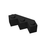 Wedge 3 x 3 Facet #2462 Black
