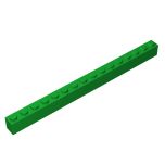Brick 1 x 16 #2465 Green