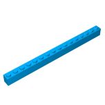 Brick 1 x 16 #2465 Dark Azure