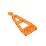 Plate Special 1 x 2 with Long Towball #2508 Trans-Orange Gobricks