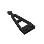 Plate Special 1 x 2 with Long Towball #2508 Black