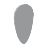 Minifig Shield Ovoid #2586
