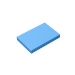 Flat Tile 2 x 3 #26603 Medium Blue Gobricks