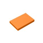 Flat Tile 2 x 3 #26603 Orange Gobricks