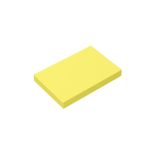 Flat Tile 2 x 3 #26603 Bright Light Yellow Gobricks