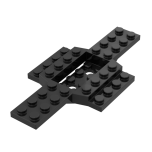 Vehicle Base 6 x 12 x 3/4 with 4 x 2 Recessed Center with Smooth Underside #28324