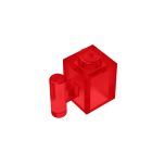 Brick Special 1 x 1 with Handle #2921/28917  Trans-Red Gobricks