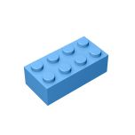 Brick 2 x 4 #3001 Medium Blue