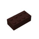 Brick 2 x 4 #3001 Dark Brown