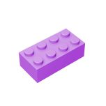 Brick 2 x 4 #3001 Medium Lavender Gobricks