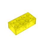 Brick 2 x 4 #3001 Trans-Yellow
