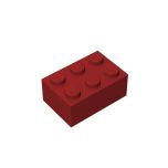 Brick 2 x 3 #3002 Dark Red