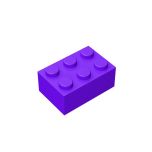 Brick 2 x 3 #3002 Dark Purple