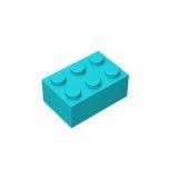 Brick 2 x 3 #3002 Medium Azure