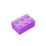 Brick 2 x 3 #3002 Medium Lavender