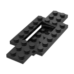 Vehicle Base 4 x 10 x 2/3 with 4 x 2 Recessed Center with Smooth Underside #30029