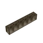 Brick 1 x 6 #3009 Trans-Black