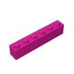 Brick 1 x 6 #3009 Magenta