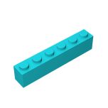Brick 1 x 6 #3009 Medium Azure