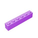 Brick 1 x 6 #3009 Medium Lavender