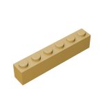 Brick 1 x 6 #3009 Tan
