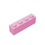 Brick 1 x 4 #3010 Bright Pink 1KG