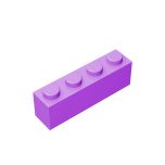 Brick 1 x 4 #3010 Medium Lavender