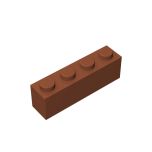Brick 1 x 4 #3010 Dark Orange