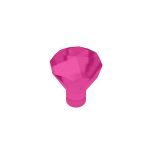Rock 1 x 1 Jewel 24 Facet #30153 Trans-Dark Pink