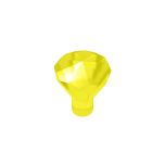 Rock 1 x 1 Jewel 24 Facet #30153 Trans-Yellow