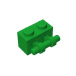Brick Special 1 x 2 with Handle #30236 Green