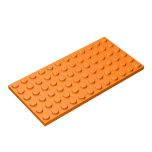 Plate 6 x 12 #3028 Orange