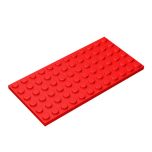 Plate 6 x 12 #3028 Red