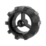 Wheel Hard Plastic Spoked #30324