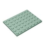 Plate 6 x 8 #3036 Sand Green