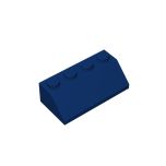 Slope 45 2 x 4 #3037 Dark Blue