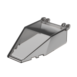 Windscreen 7 x 4 x 1 2/3 with Hinges #30372