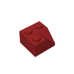 Slope 45 2 x 2 Double Concave #3046 Dark Red
