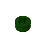 Technic Bush 1/2 Smooth with Axle Hole Semi-Reduced #32123 Dark Green Gobricks