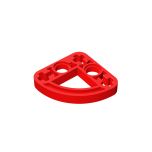 Technic Beam 3 x 3 L-Shape with Quarter Ellipse Thin #32249 Red
