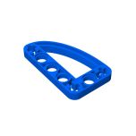 Technic Beam 3 x 5 L-Shape with Quarter Ellipse Thin #32250 Blue
